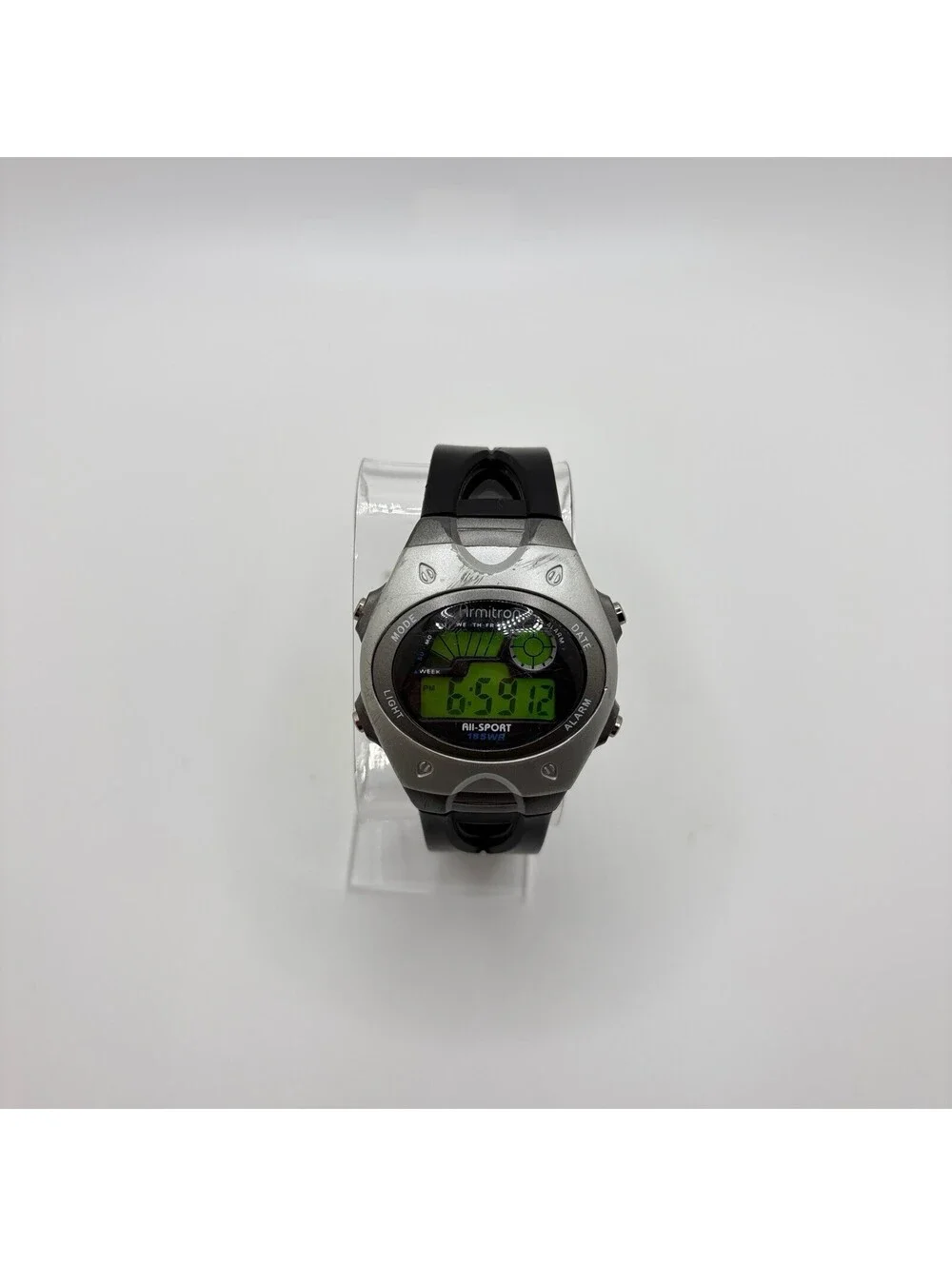 Armitron All Sport Watch 40/6679 Digital Month Date Backlight With New Battery